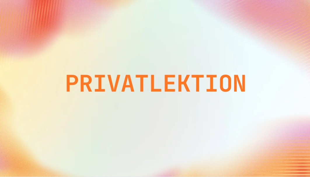 Privatlektion för din hund